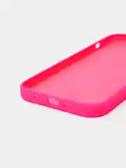 Тёмно-розовый чехол силиконовый для iPhone 13, 13 Pro, 13 Pro Max, с закрытым низом