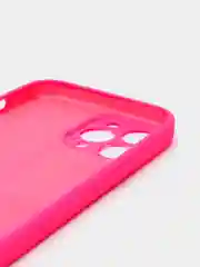 Тёмно-розовый чехол силиконовый для iPhone 13, 13 Pro, 13 Pro Max, с закрытым низом