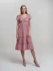 Сиреневый платье легкое женское летнее