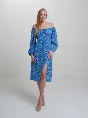 Синий платье летнее, женское