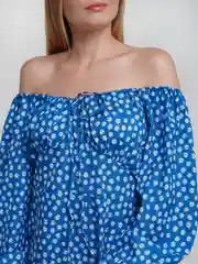 Синий платье летнее, женское