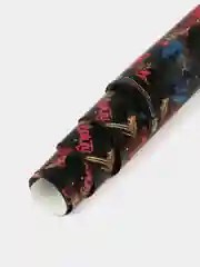 Упаковочная бумага "Арт", глянцевая, черная, 70 х 100