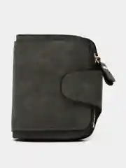 Хром женский кошелек Mini из замшевой экокожи