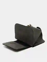 Хром женский кошелек Mini из замшевой экокожи