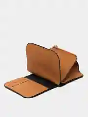 Бронзовый женский кошелек Mini из замшевой экокожи