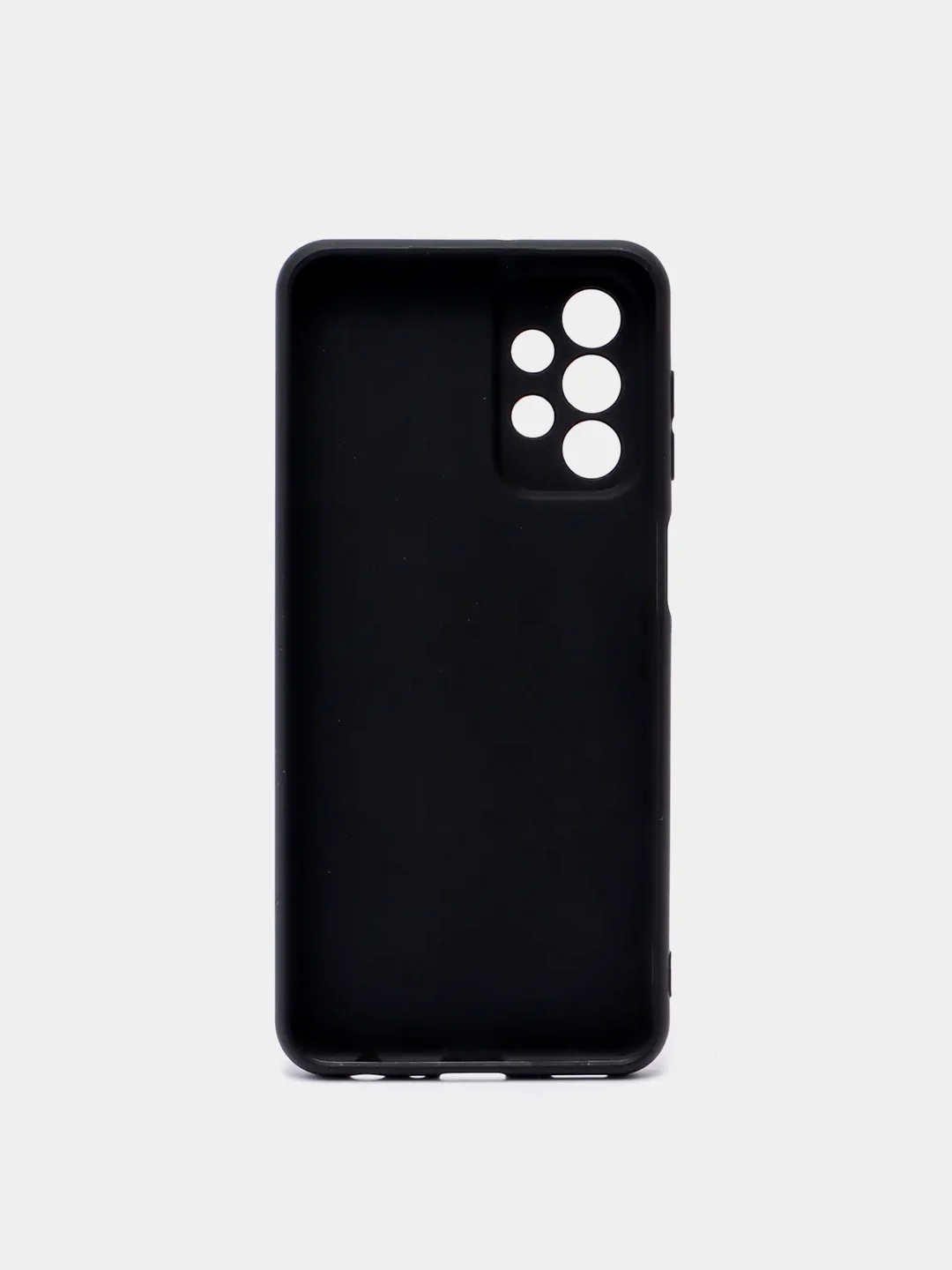 Черный чехол Samsung Galaxy A23, Самсунг Галакси А23 силиконовый, матовый, черный
