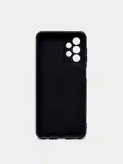 Черный чехол Samsung Galaxy A23, Самсунг Галакси А23 силиконовый, матовый, черный