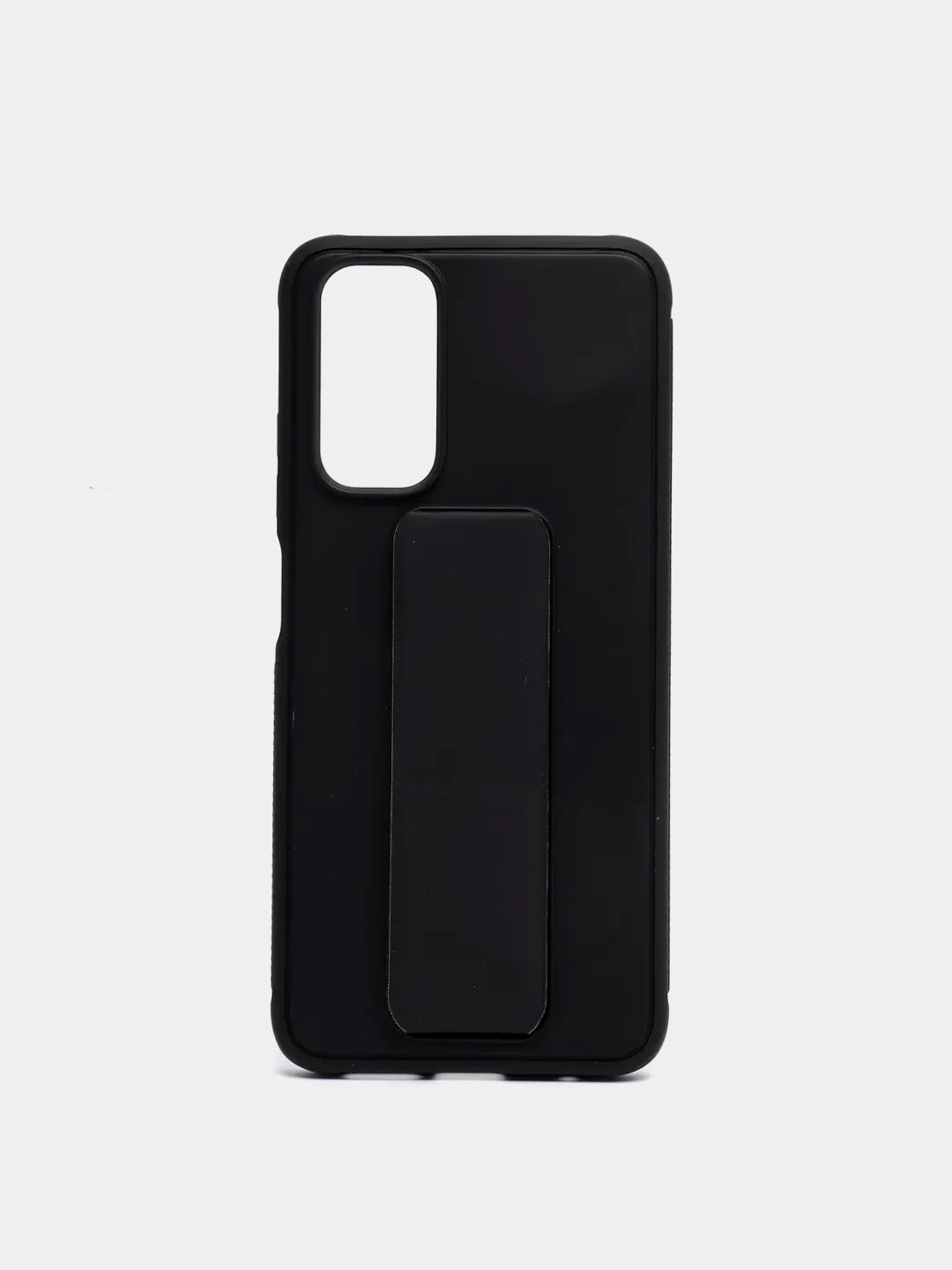 Черный чехол Xiaomi Redmi Note 11 4G, 11S, Редми Нот 11 4G, 11C силиконовый под кожу с подставкой