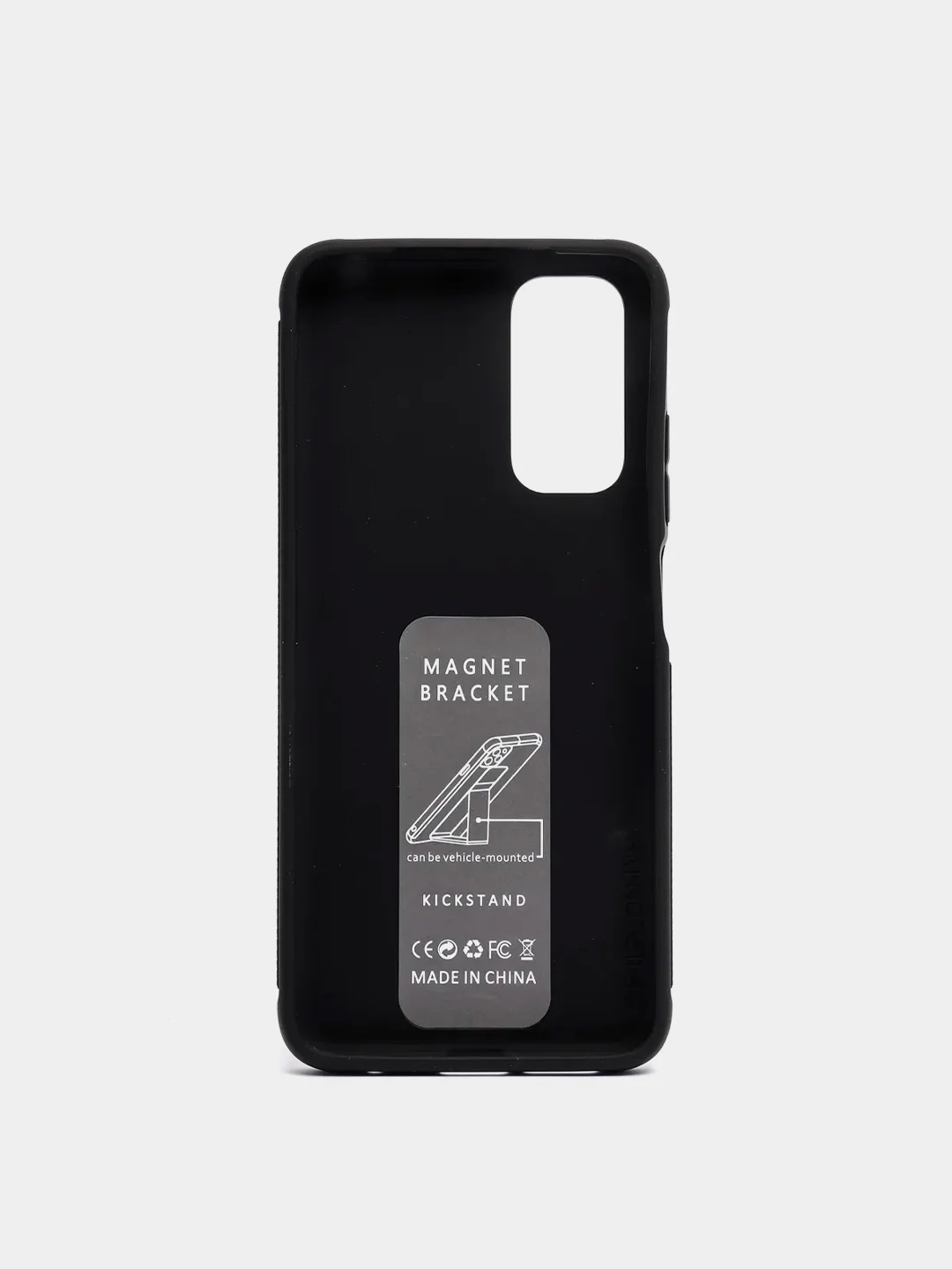 Черный чехол Xiaomi Redmi Note 11 4G, 11S, Редми Нот 11 4G, 11C силиконовый под кожу с подставкой