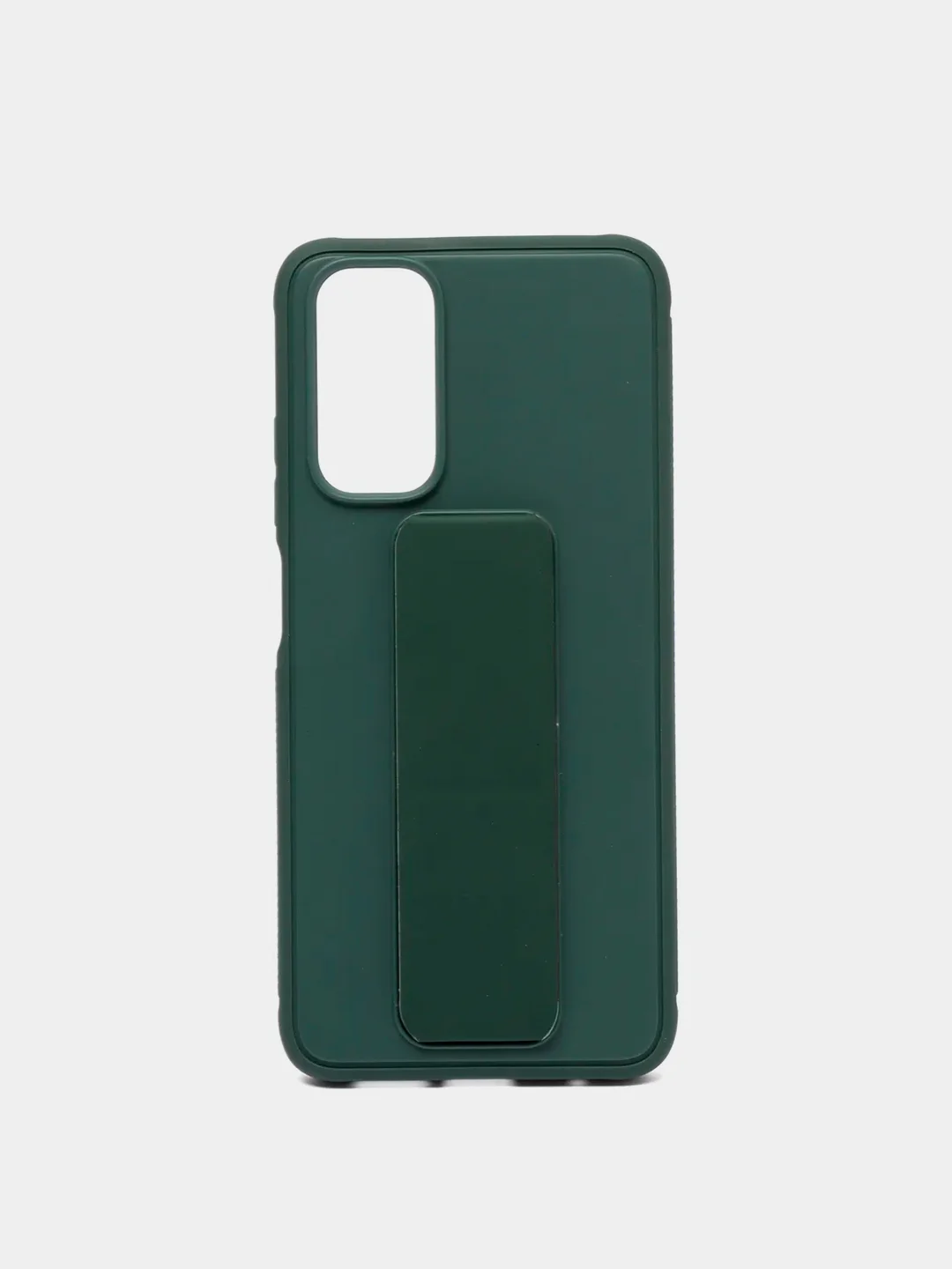 Зеленый чехол Xiaomi Redmi Note 11 4G, 11S, Редми Нот 11 4G, 11C силиконовый под кожу с подставкой