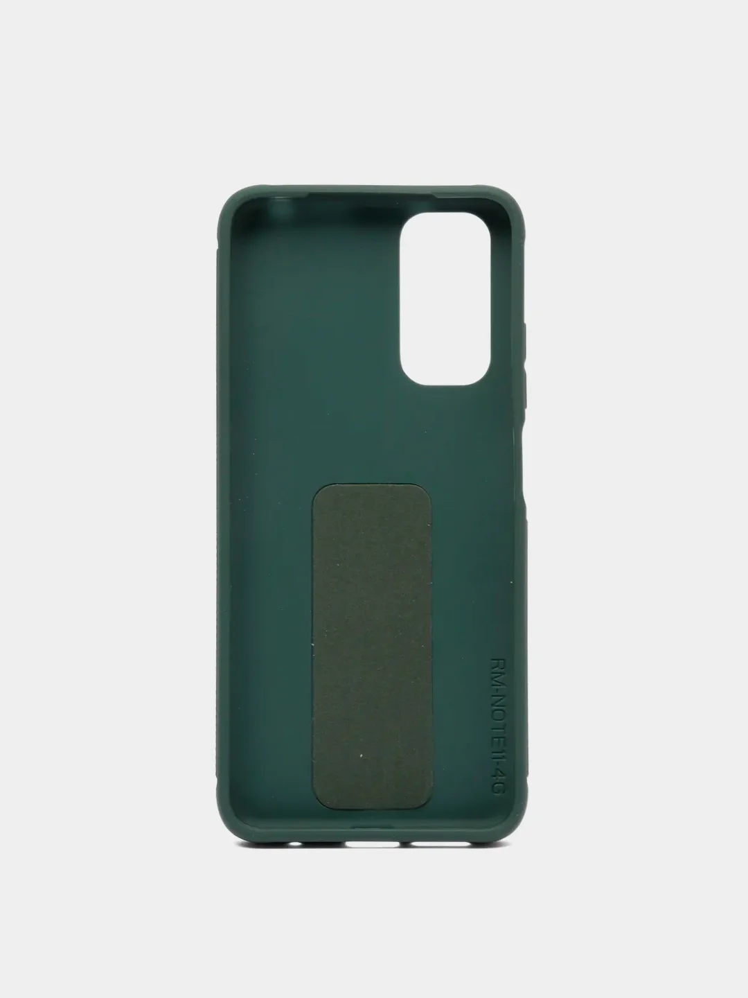 Зеленый чехол Xiaomi Redmi Note 11 4G, 11S, Редми Нот 11 4G, 11C силиконовый под кожу с подставкой