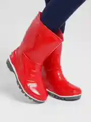 Красный детские резиновые сапоги Nordman Step, без стелек, размеры с 22 по 35