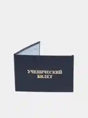 Ученический билет бланк, синий