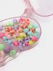 Розовый набор бусин для создания украшений