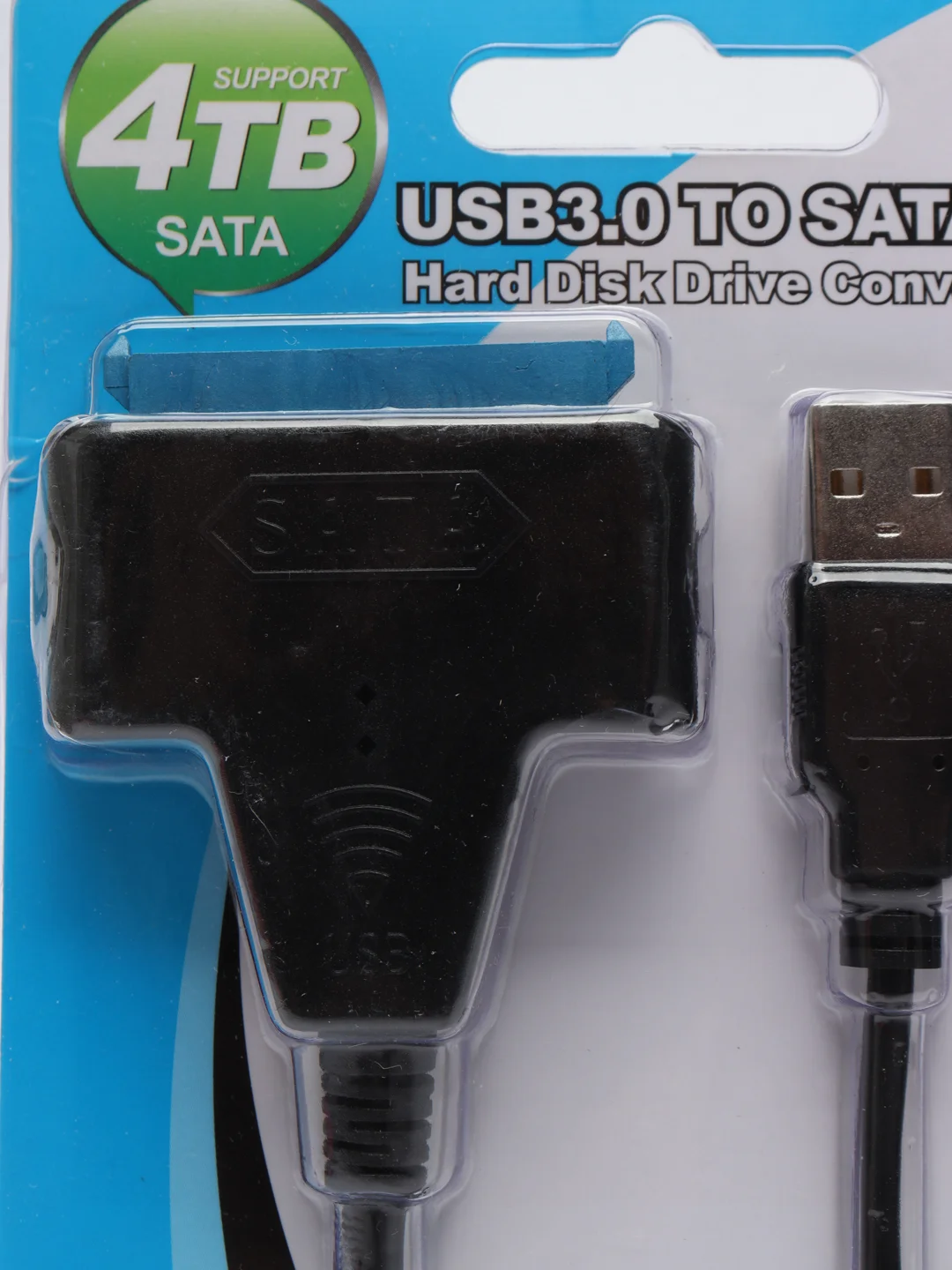 Адаптер переходник SATA - USB 3.0, для подключения жестких дисков 2,5"/3,5"