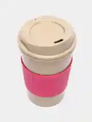 Розовый стакан дорожный Husks Ware, для чая и кофе, 500 мл