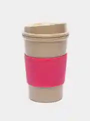 Розовый стакан дорожный Husks Ware, для чая и кофе, 500 мл