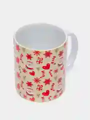 Красный новогодняя кружка