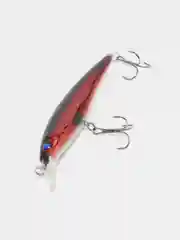 Красный воблер минноу "Судак" / 16 расцветок / 11 cm / 13.7 g / Разловлен