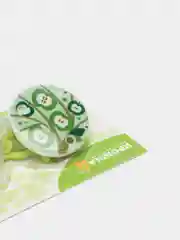 Аметистовый пустышка (соска) с держателем и колпачком, ортодонтическая