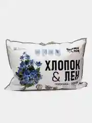 Подушка для сна 50х70 50*70 50 на 70 / 70х70 70*70 Хлопок Лен лебяжий пух/ Фабрика Снов