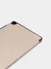 Золотой чехол-книжка для планшета Realme Pad 10.4, с пластиковым основанием и с функцией подставки