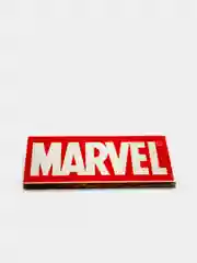 Значок, пин деревянный на одежду с булавкой с изображением супергероев Marvel
