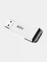 Белый флеш-накопитель USB Netac U185, USB 2.0, LED-индикатор, 8/16/32/64/128Gb