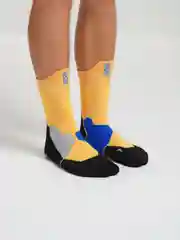 Желтый носки спортивные, баскетбольные