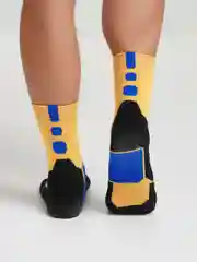 Желтый носки спортивные, баскетбольные