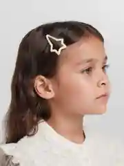 Вишнёвый заколки фигурные, 3 штуки