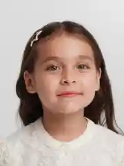 Бежевый заколки фигурные, 3 штуки
