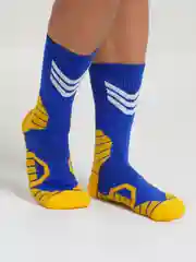 Синий носки спортивные, баскетбольные