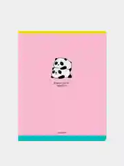 Розовый тетрадь Cute friends, 48 листов , А5, клетка