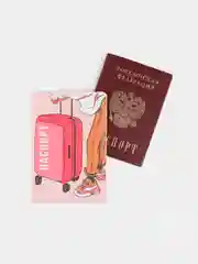 Конфетный обложка для паспорта из искусственной кожи