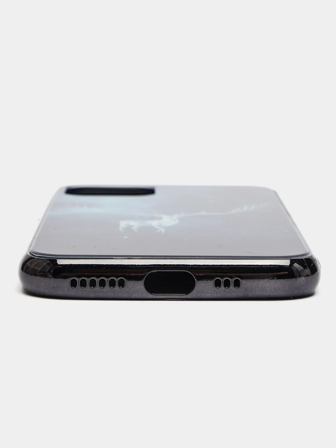 Индиго чехол для iPhone (Айфон) 11 силиконовый, синий