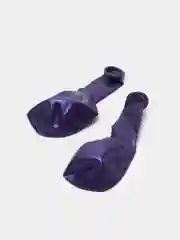 Фиолетовый латексные воздушные шары металлик, 1 шт