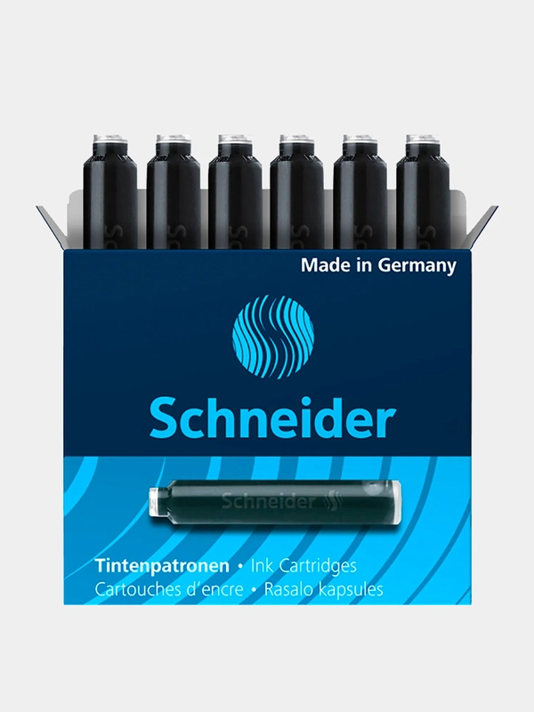 Картриджи чернильные Schneider черные, 6шт., картонная коробка