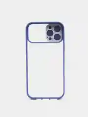 Темно-синий матовый, полупрозрачный чехол для iPhone 12 Pro Max, 6.7, с защитой камеры