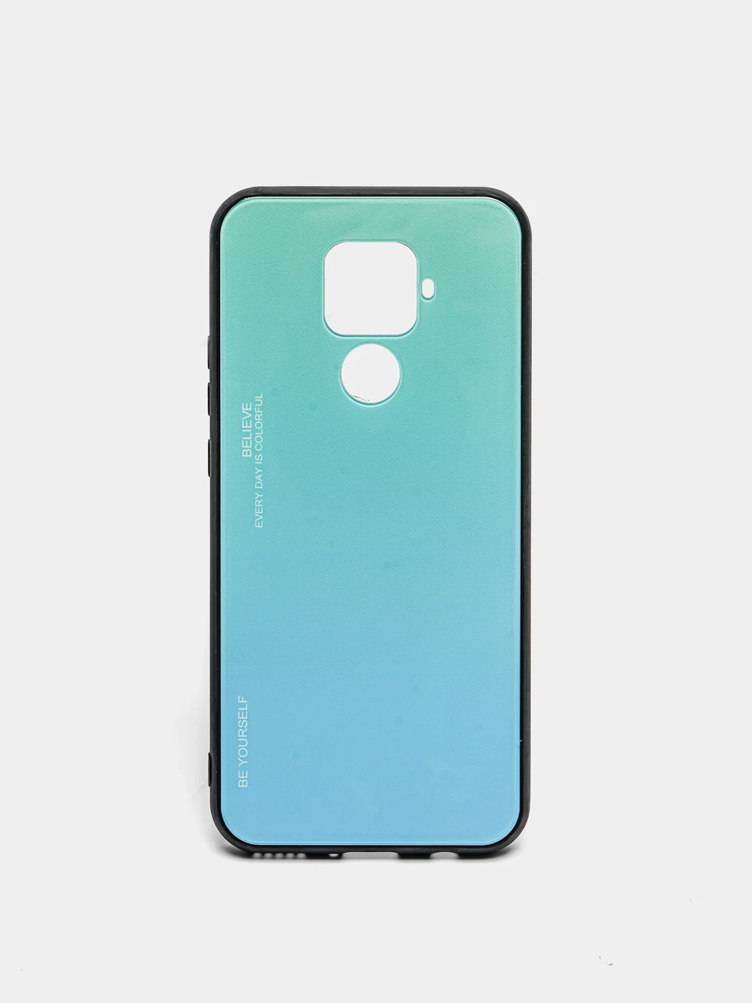 Бирюзовый чехол противоударный, двухкомпонентный, на Huawei Mate 30 lite и Nova 5 I pro