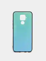 Бирюзовый чехол противоударный, двухкомпонентный, на Huawei Mate 30 lite и Nova 5 I pro