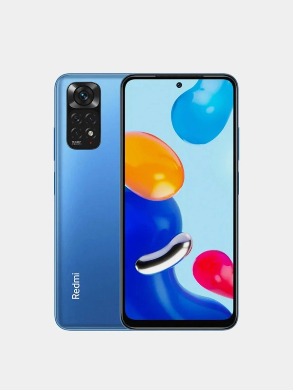Смартфон Xiaomi Redmi Note 11 NFC 4+128 Gb, синий