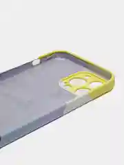 Желтый чехол на iPhone 13 Pro, 13 Pro Max, разноцветный, Soft touch