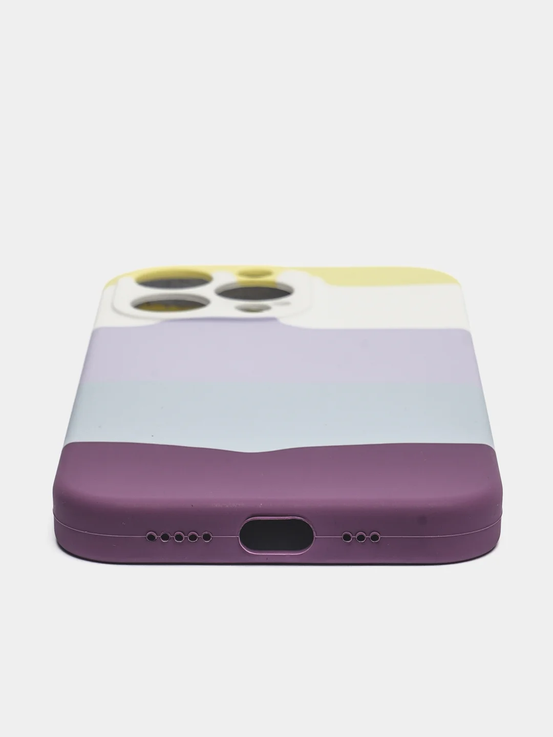 Желтый чехол на iPhone 13 Pro, 13 Pro Max, разноцветный, Soft touch