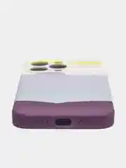 Желтый чехол на iPhone 13 Pro, 13 Pro Max, разноцветный, Soft touch
