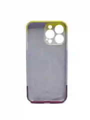 Желтый чехол на iPhone 13 Pro, 13 Pro Max, разноцветный, Soft touch