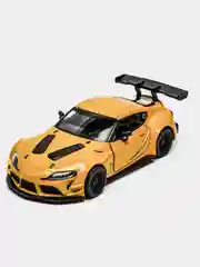 Желтый металлическая машина Toyota GR Supra Racing Concept KT5421D