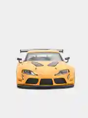 Желтый металлическая машина Toyota GR Supra Racing Concept KT5421D