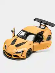 Желтый металлическая машина Toyota GR Supra Racing Concept KT5421D