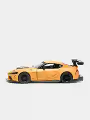 Желтый металлическая машина Toyota GR Supra Racing Concept KT5421D